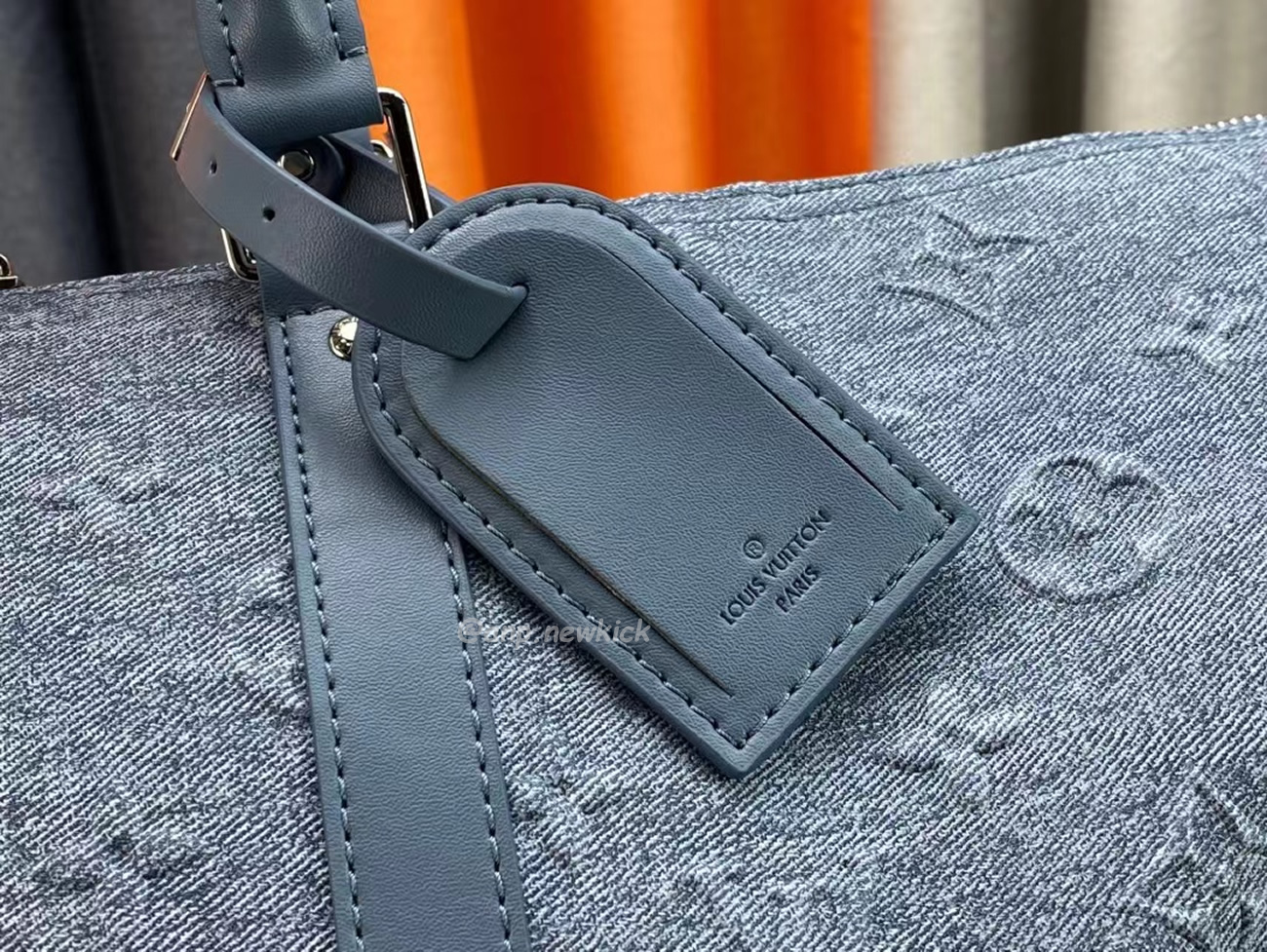 Louis Vuitton Keepall Bandouliere Monogram 50 Navy Duffel Bag (59) - newkick.org